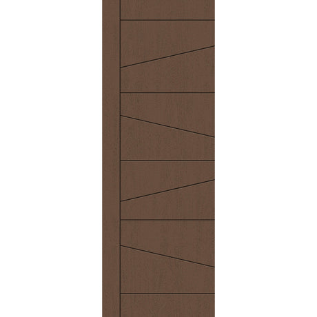 Fiberglass entry door, contemporary 29, 34" x 96", fine woodgrain finish
