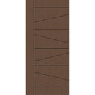 Fiberglass entry door, contemporary 29, 36" x 80", fine woodgrain finish