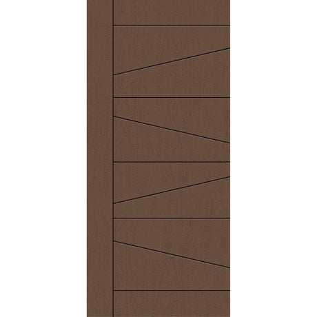 Fiberglass entry door, contemporary 29, 36" x 80", fine woodgrain finish