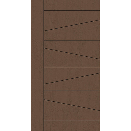 Fiberglass entry door, contemporary 29, 42" x 80", fine woodgrain finish