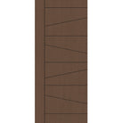 Fiberglass entry door, contemporary 29, 42" x 96", fine woodgrain finish