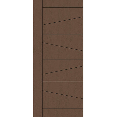 Fiberglass entry door, contemporary 29, 42" x 96", fine woodgrain finish