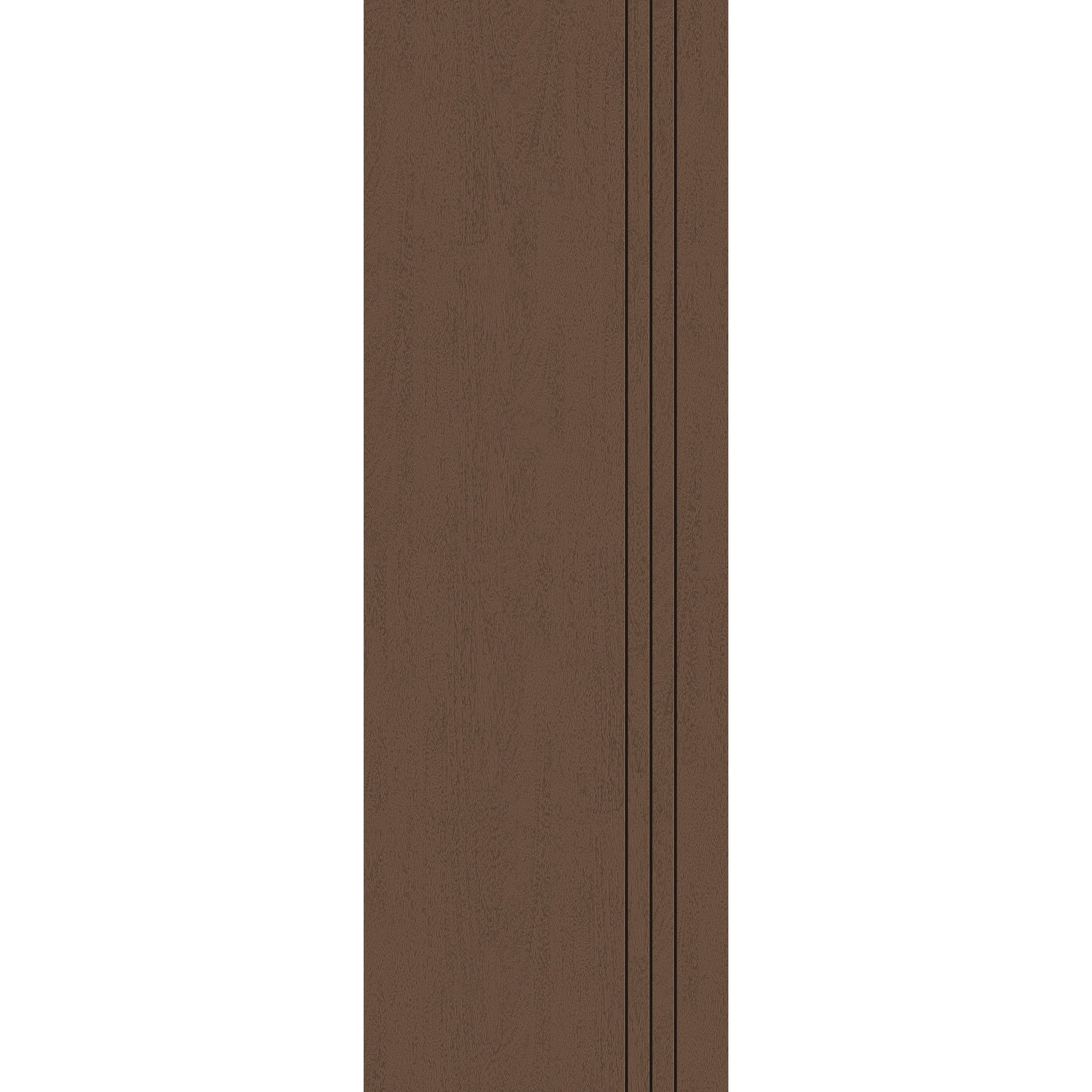 Fiberglass entry door, contemporary 30, 32" x 96", fine woodgrain finish
