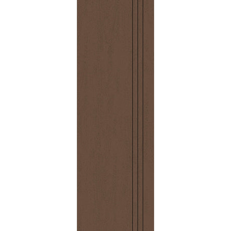 Fiberglass entry door, contemporary 30, 32" x 96", fine woodgrain finish