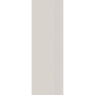 Fiberglass entry door, contemporary 30, 32" x 96", white satin smooth finish