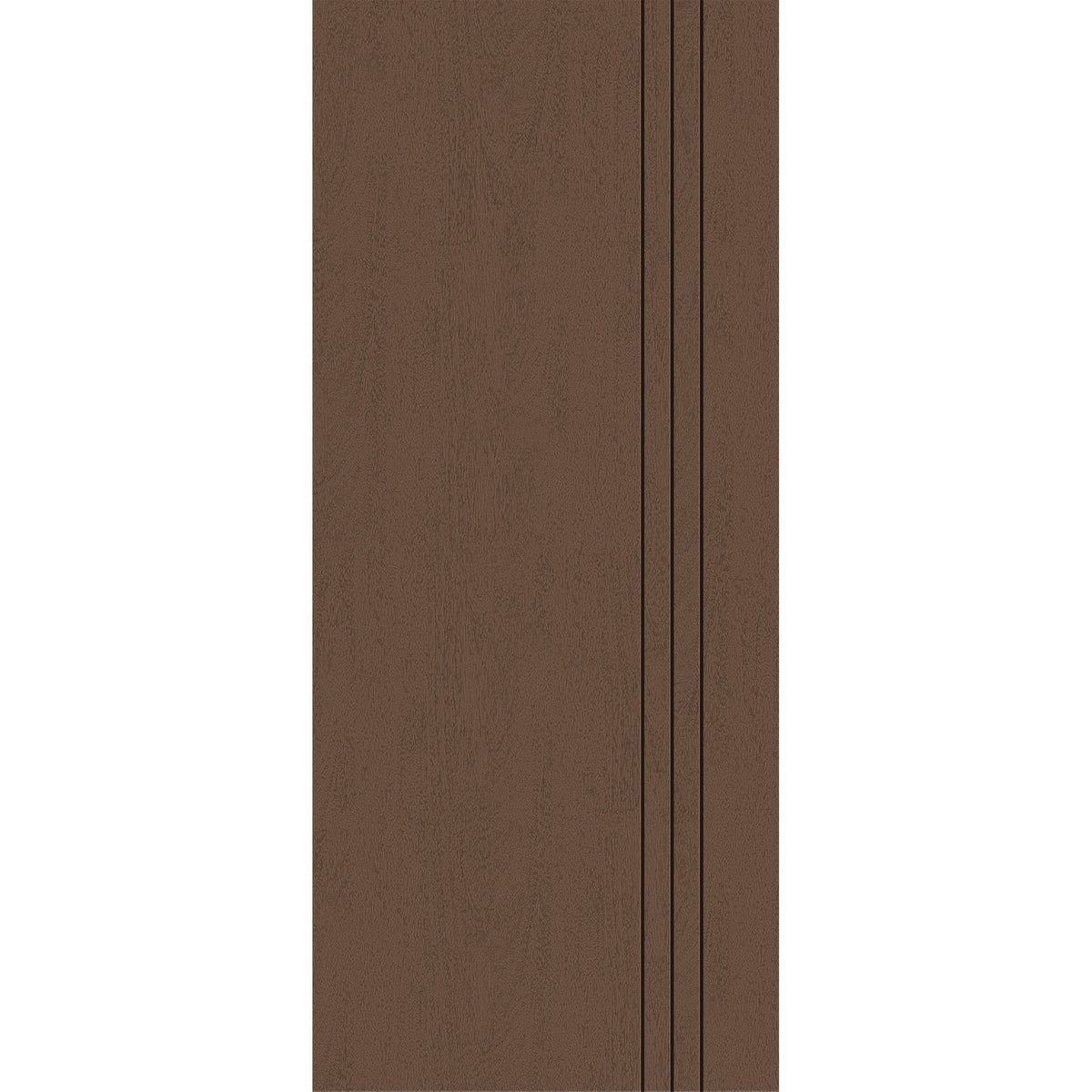 Fiberglass entry door, contemporary 30, 34" x 80", fine woodgrain finish