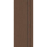Fiberglass entry door, contemporary 30, 34" x 80", fine woodgrain finish