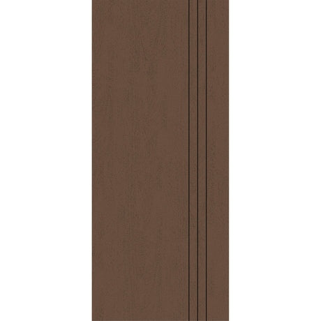 Fiberglass entry door, contemporary 30, 34" x 80", fine woodgrain finish