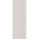 Fiberglass entry door, contemporary 30, 34" x 96", white satin smooth finish