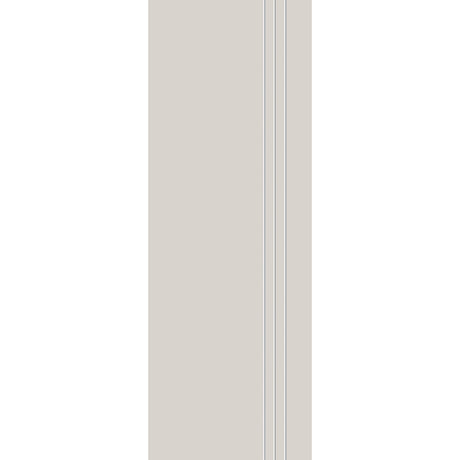 Fiberglass entry door, contemporary 30, 34" x 96", white satin smooth finish