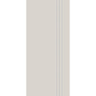 Fiberglass entry door, contemporary 30, 36" x 80", white satin smooth finish