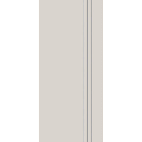 Fiberglass entry door, contemporary 30, 36" x 80", white satin smooth finish