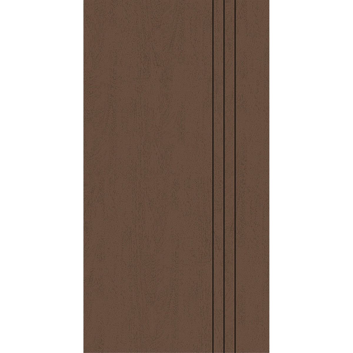 Fiberglass entry door, contemporary 30, 42" x 80", fine woodgrain finish