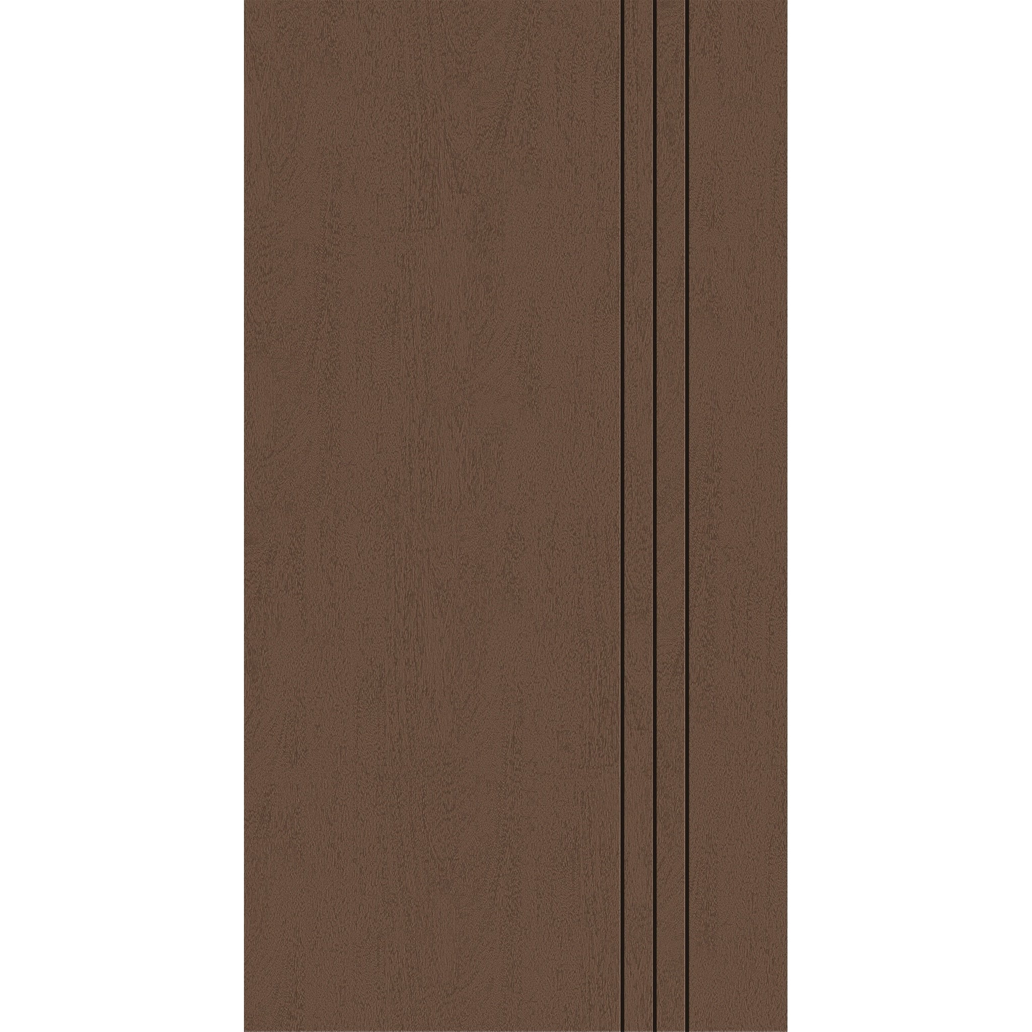 Fiberglass entry door, contemporary 30, 42" x 80", fine woodgrain finish