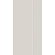 Fiberglass entry door, contemporary 30, 42" x 80", white satin smooth finish