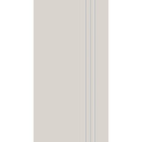 Fiberglass entry door, contemporary 30, 42" x 80", white satin smooth finish