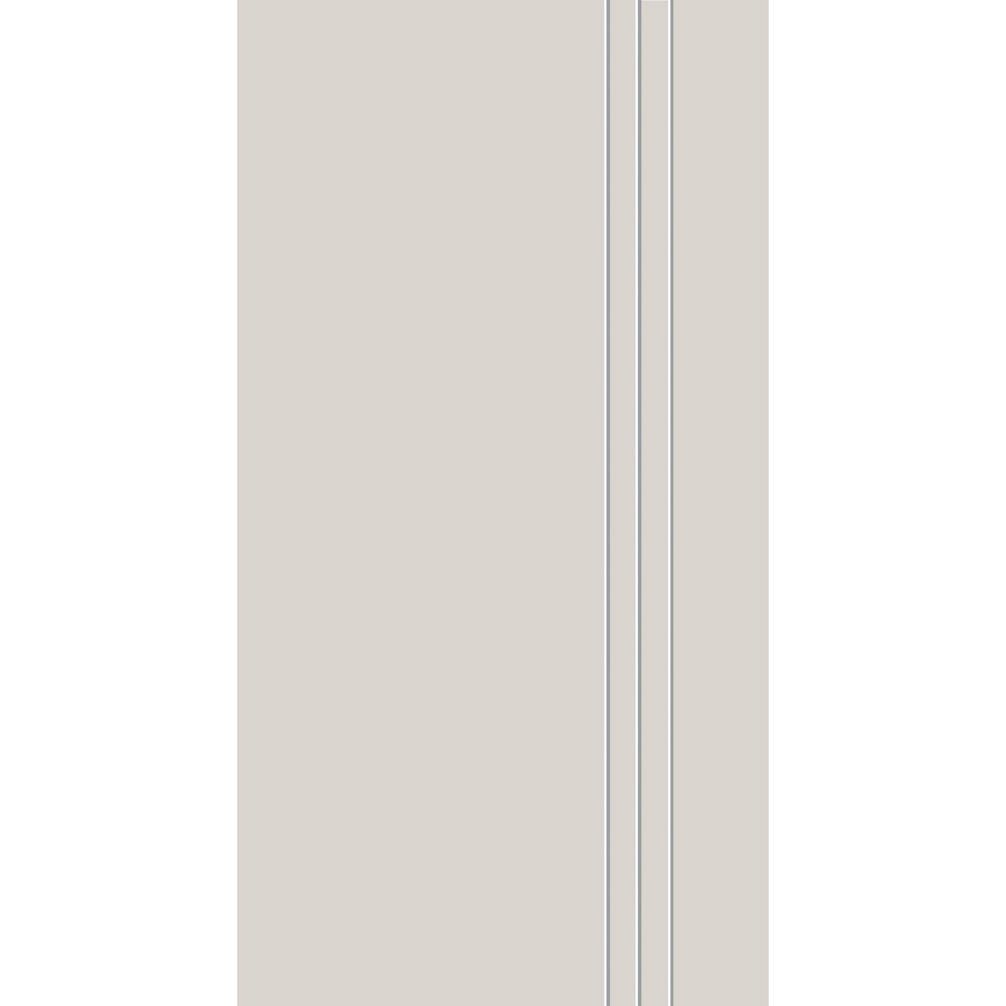 Fiberglass entry door, contemporary 30, 42" x 80", white satin smooth finish