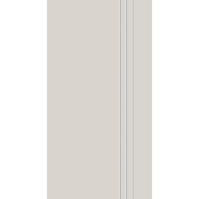 Fiberglass entry door, contemporary 30, 42" x 80", white satin smooth finish