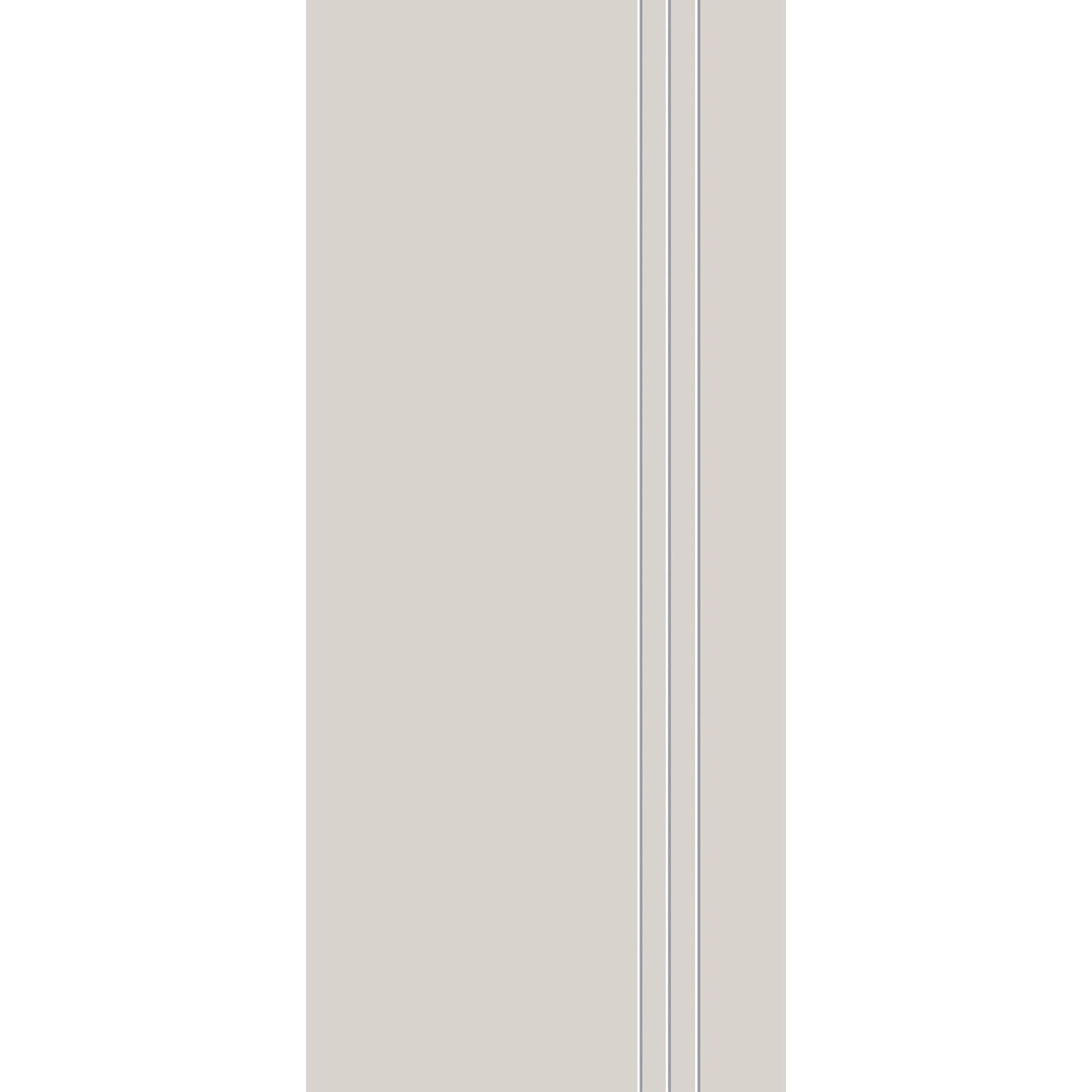 Fiberglass entry door, contemporary 30, 42" x 96", white satin smooth finish
