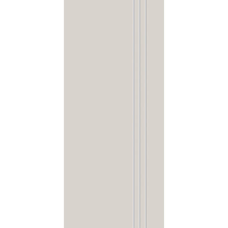 Fiberglass entry door, contemporary 30, 42" x 96", white satin smooth finish