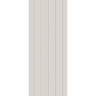 Fiberglass entry door, contemporary 60, 32" x 80", white satin smooth finish