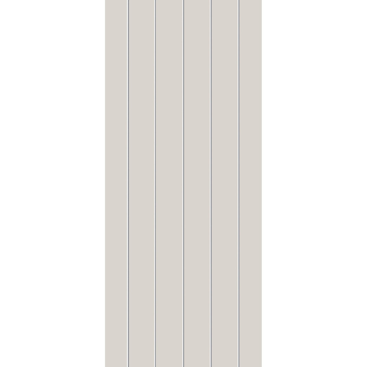 Fiberglass entry door, contemporary 60, 34" x 80", white satin smooth finish