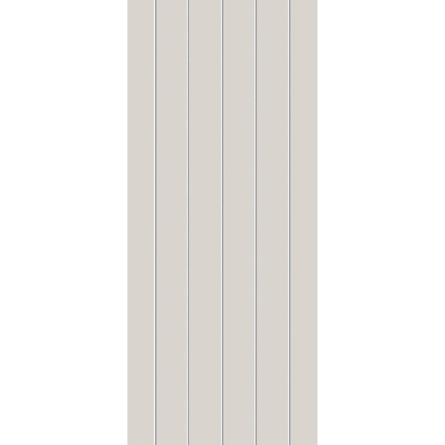 Fiberglass entry door, contemporary 60, 34" x 80", white satin smooth finish