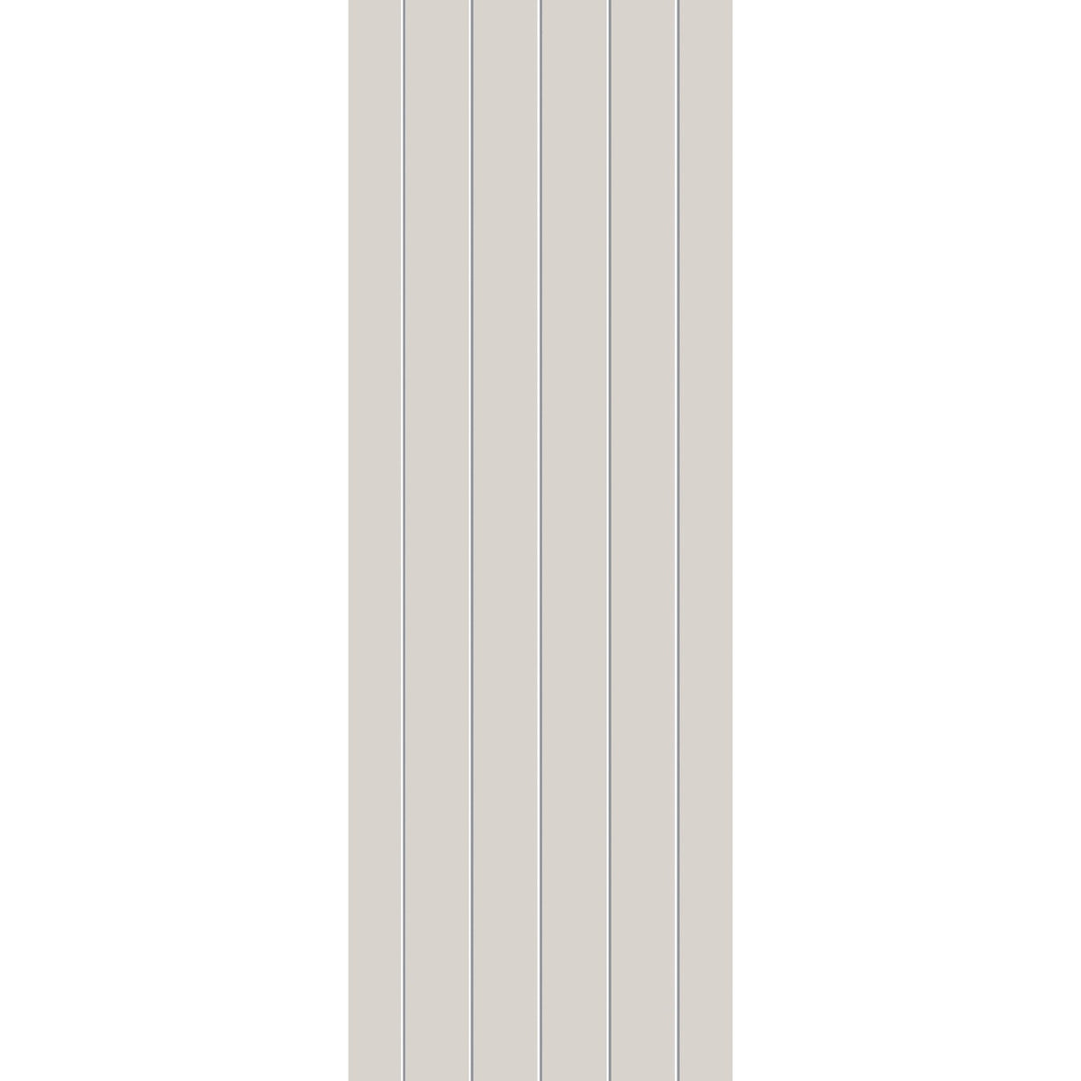 Fiberglass entry door, contemporary 60, 34" x 96", white satin smooth finish