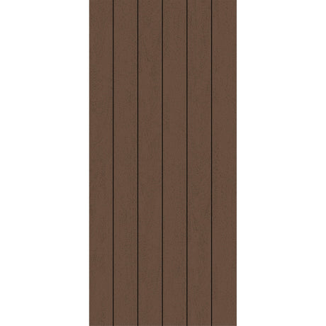 Fiberglass entry door, contemporary 60, 36" x 80", fine woodgrain finish