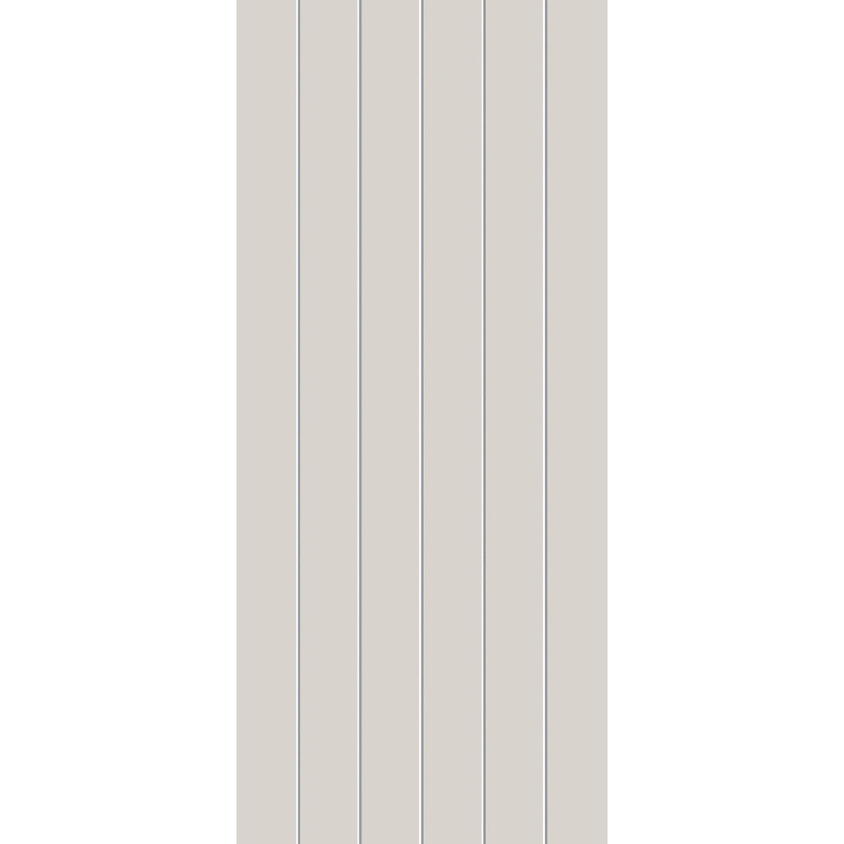 Fiberglass entry door, contemporary 60, 42" x 96", white satin smooth finish