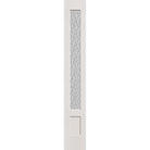 Vapor flush glazed fiberglass sidelite panel, 3/4 lite shaker, 14" x 96", white satin smooth finish