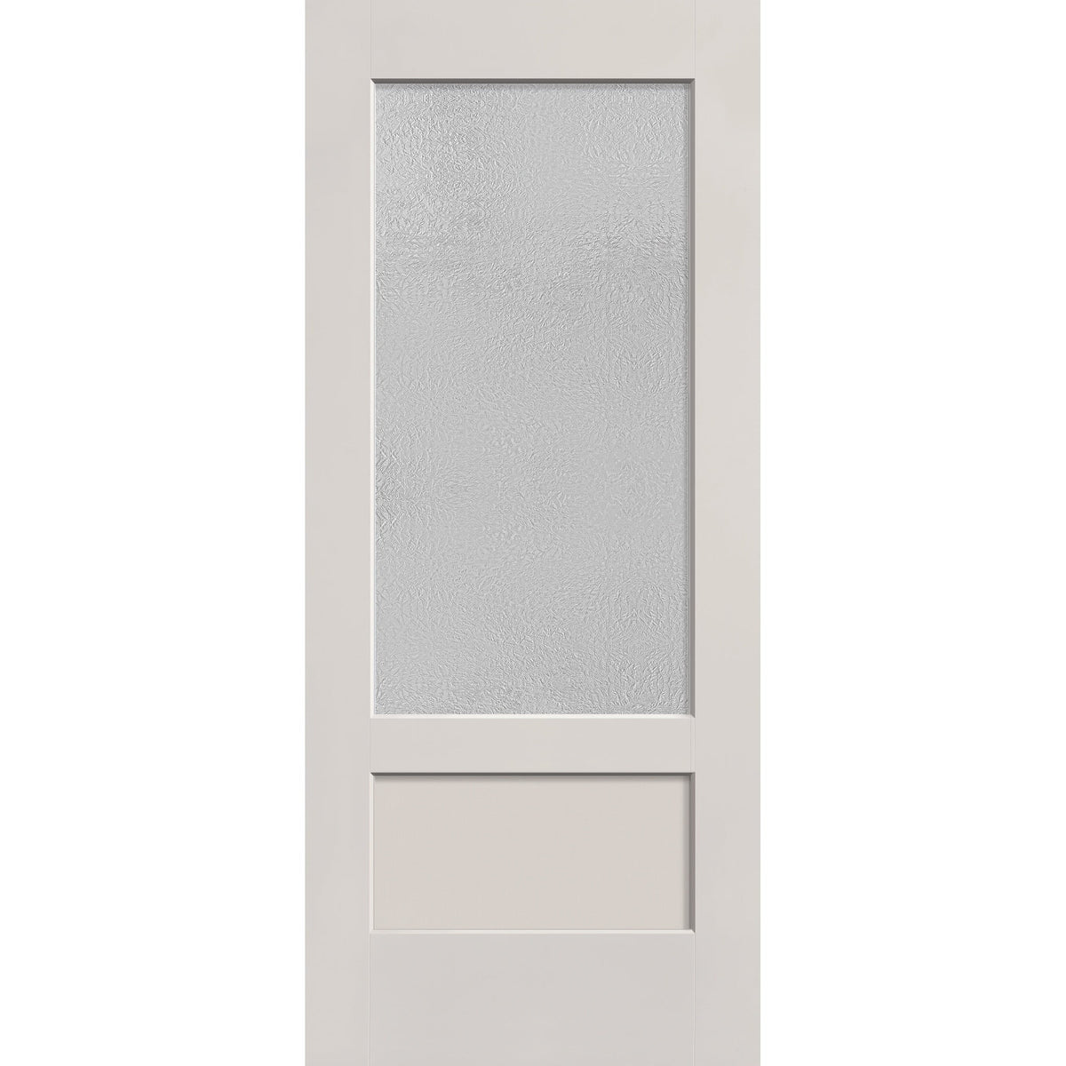 Micro-Granite Flush Glazed Fiberglass Entry Door - 3/4 Lite Shaker (34 ...