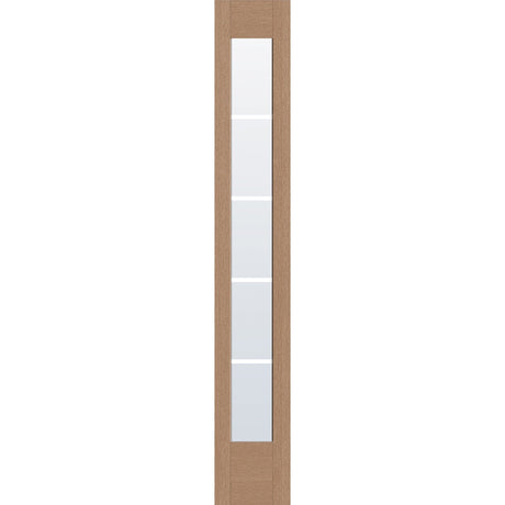 5 light grille flush glazed fiberglass sidelite panel, full lite, 12" x 80", tan woodgrain finish, white grilles between glass