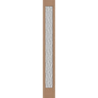 Vapor flush glazed fiberglass sidelite panel, full lite, 12" x 96", tan woodgrain finish