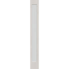 Frost flush glazed fiberglass sidelite panel, full lite, 12" x 96", white satin smooth finish