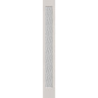 Vapor flush glazed fiberglass sidelite panel, full lite, 12" x 96", white satin smooth finish