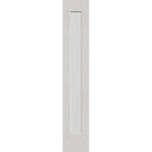 Frost flush glazed fiberglass sidelite panel, full lite, 14" x 80", white satin smooth finish