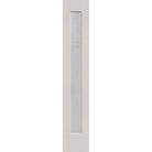 Micro-Granite flush glazed fiberglass sidelite panel, full lite, 14" x 80", white satin smooth finish