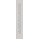 Vapor flush glazed fiberglass sidelite panel, full lite, 14" x 80", white satin smooth finish