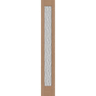 Vapor flush glazed fiberglass sidelite panel, full lite, 14" x 96", tan woodgrain finish