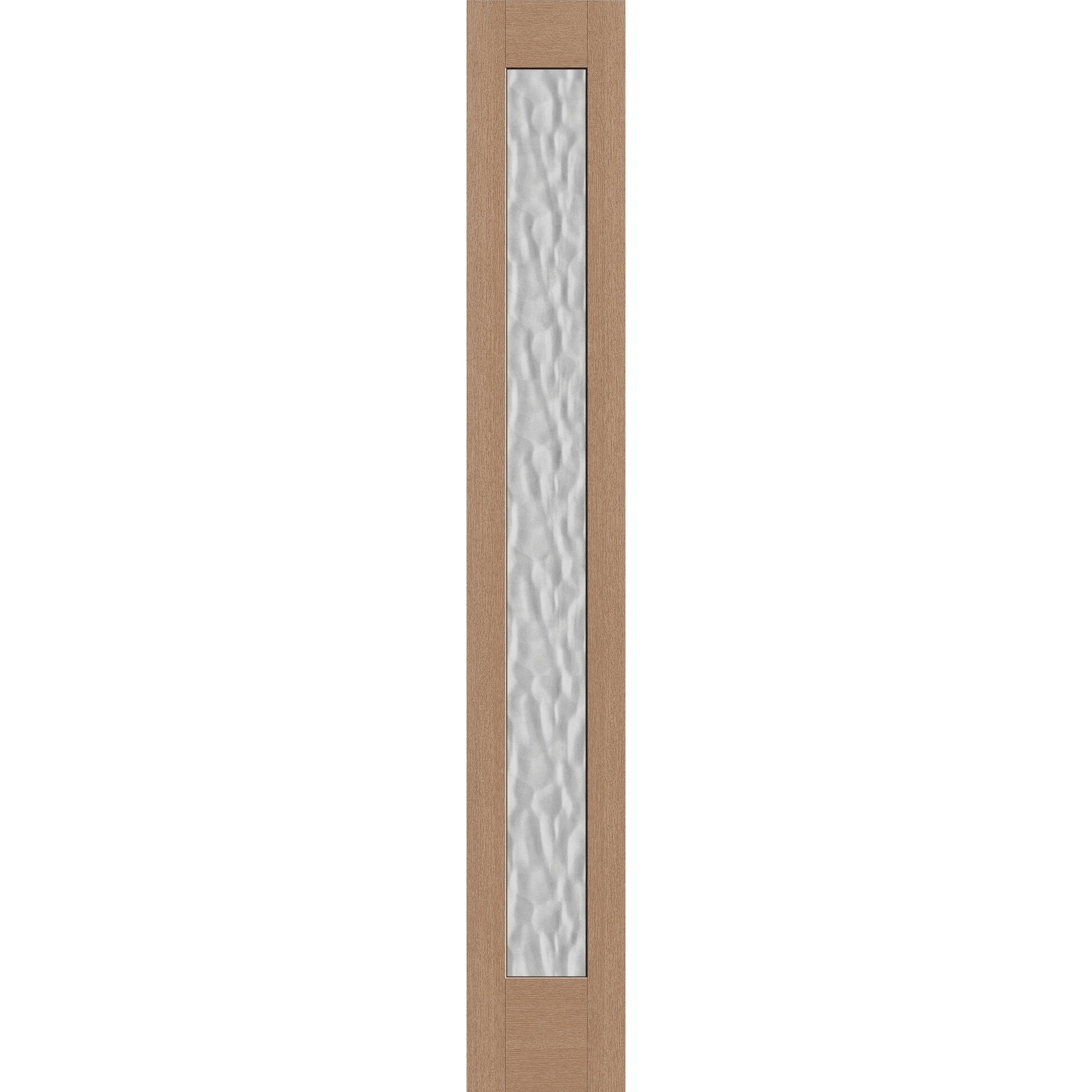 Vapor flush glazed fiberglass sidelite panel, full lite, 14" x 96", tan woodgrain finish