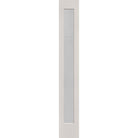 Micro-Granite flush glazed hurricane-rated fiberglass sidelite panel, full lite, 14" x 96", white satin smooth finish