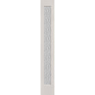 Vapor flush glazed fiberglass sidelite panel, full lite, 14" x 96", white satin smooth finish