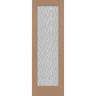 Vapor flush glazed fiberglass entry door, full lite, 32" x 96", tan woodgrain finish
