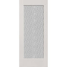 Vapor flush glazed fiberglass entry door, full lite, 34" x 80", white satin smooth finish