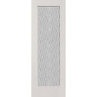 Vapor flush glazed fiberglass entry door, full lite, 34" x 96", white satin smooth finish
