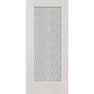 Vapor flush glazed fiberglass entry door, full lite, 36" x 80", white satin smooth finish
