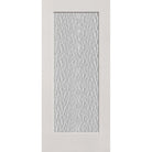 Vapor flush glazed fiberglass entry door, full lite, 36" x 80", white satin smooth finish