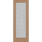 Vapor flush glazed fiberglass entry door, full lite, 36" x 96", tan woodgrain finish