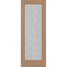 Vapor flush glazed fiberglass entry door, full lite, 36" x 96", tan woodgrain finish